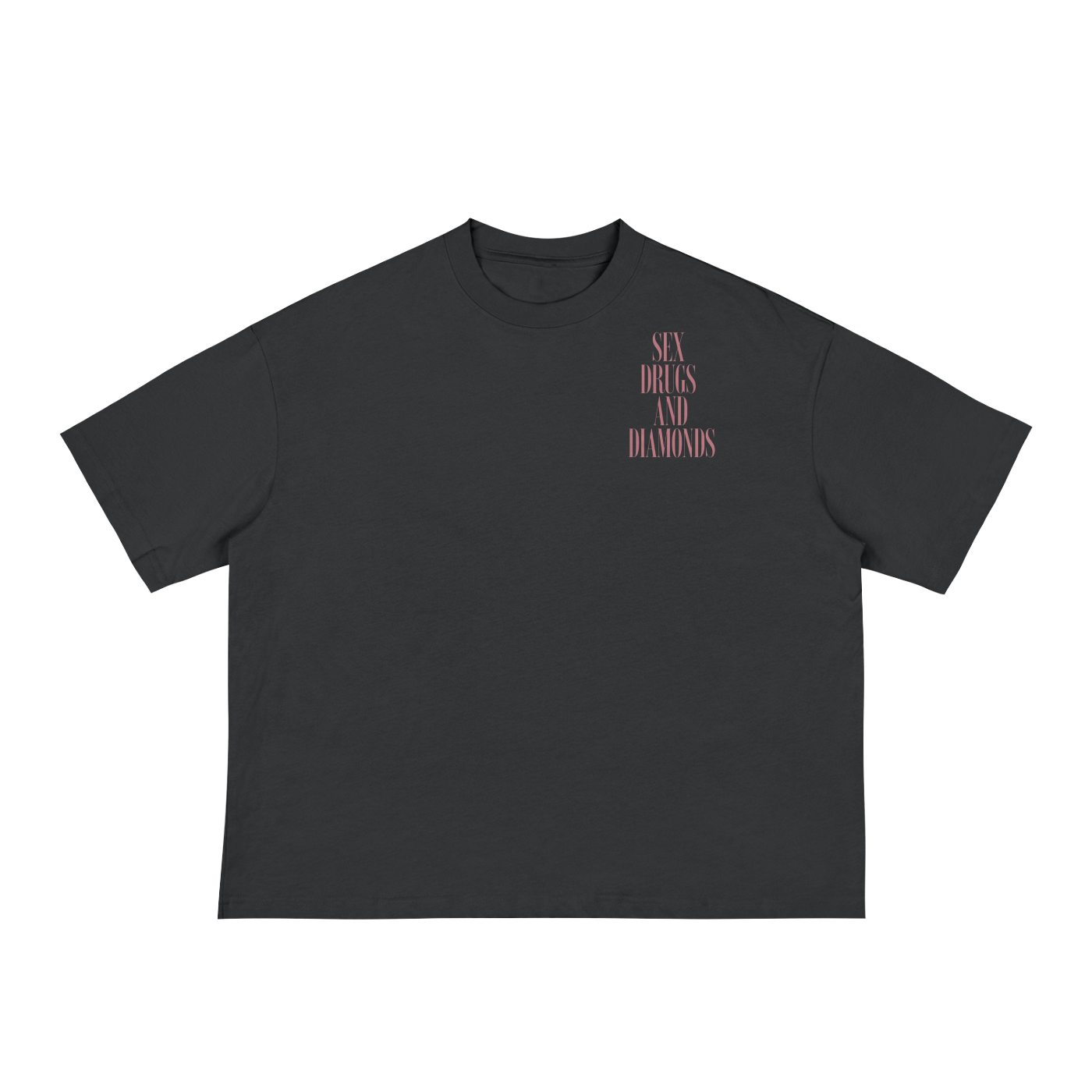 “SexDrugsAndDiamonds” Boxy Tee