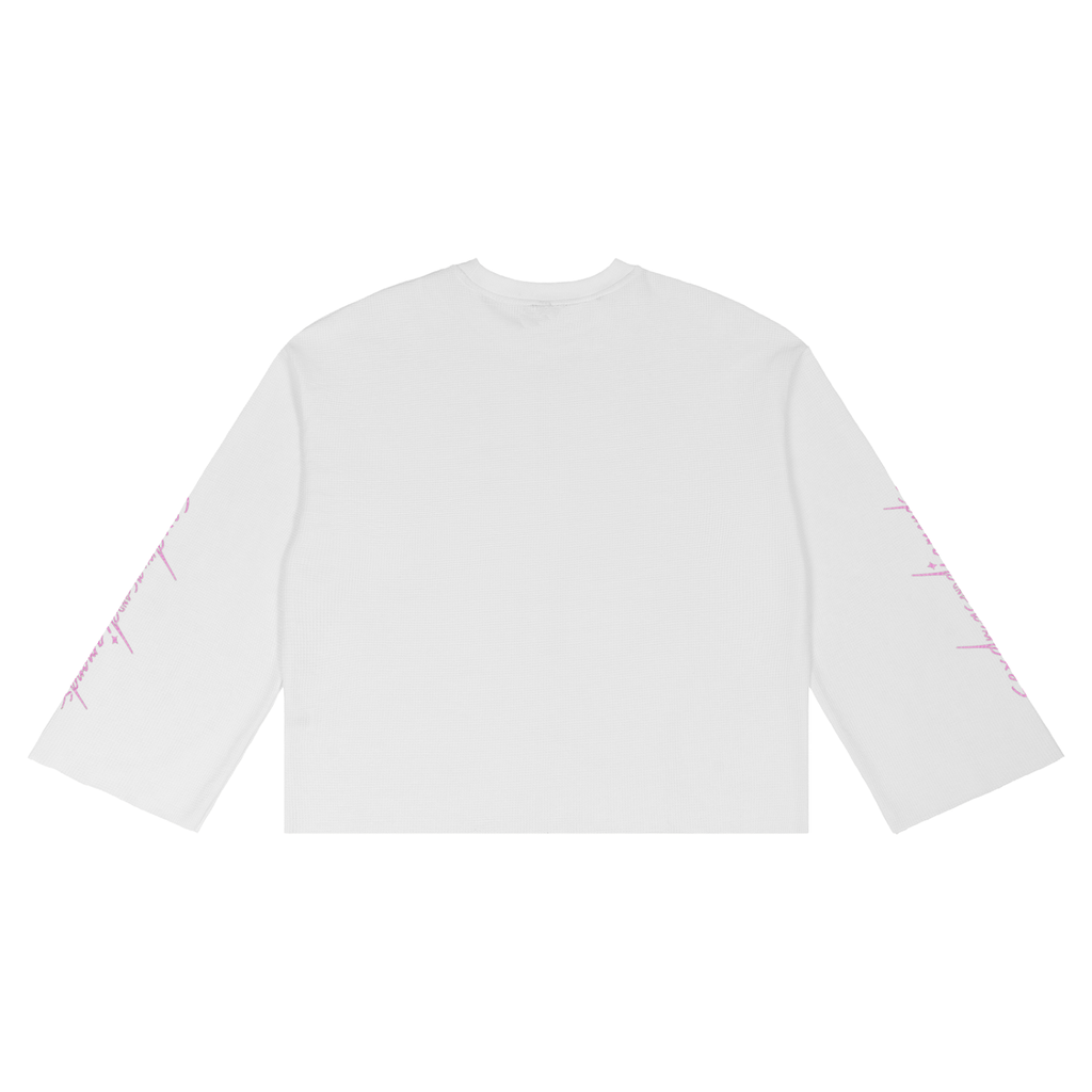 Pink Unisex Waffle T-Shirt