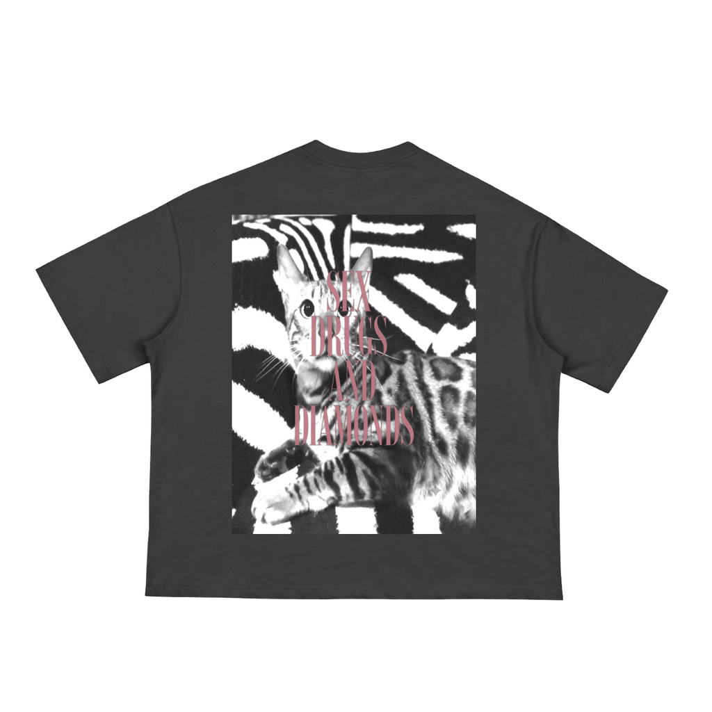 “SexDrugsAndDiamonds” Boxy Tee