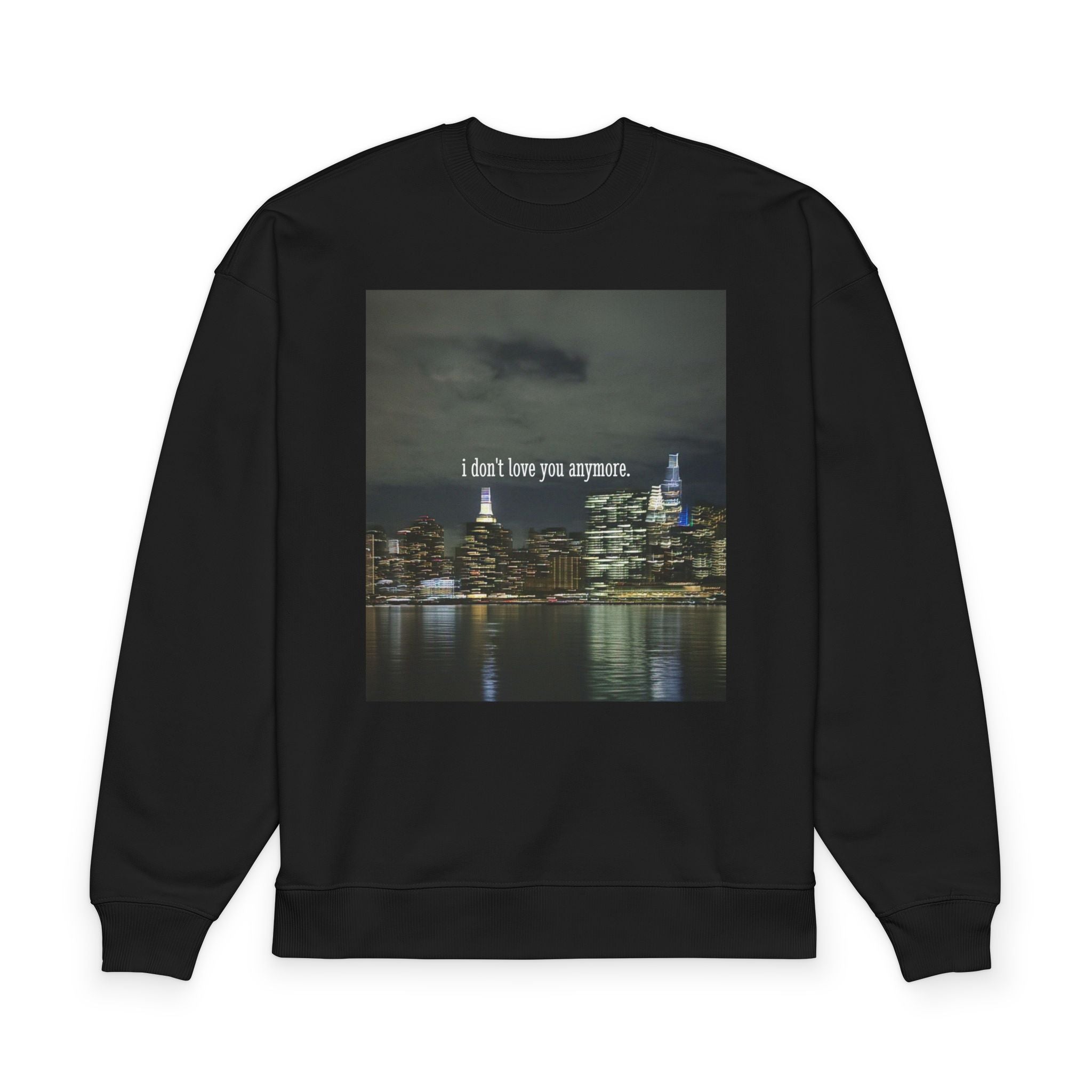“i don’t love you anymore.” Unisex Oversized Sweatshirt