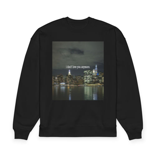 “i don’t love you anymore.” Unisex Oversized Sweatshirt