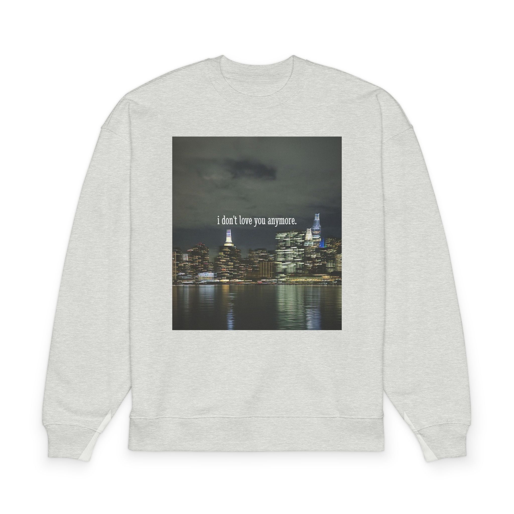 “i don’t love you anymore.” Unisex Oversized Sweatshirt