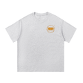 Orange Logo Cotton T-Shirt