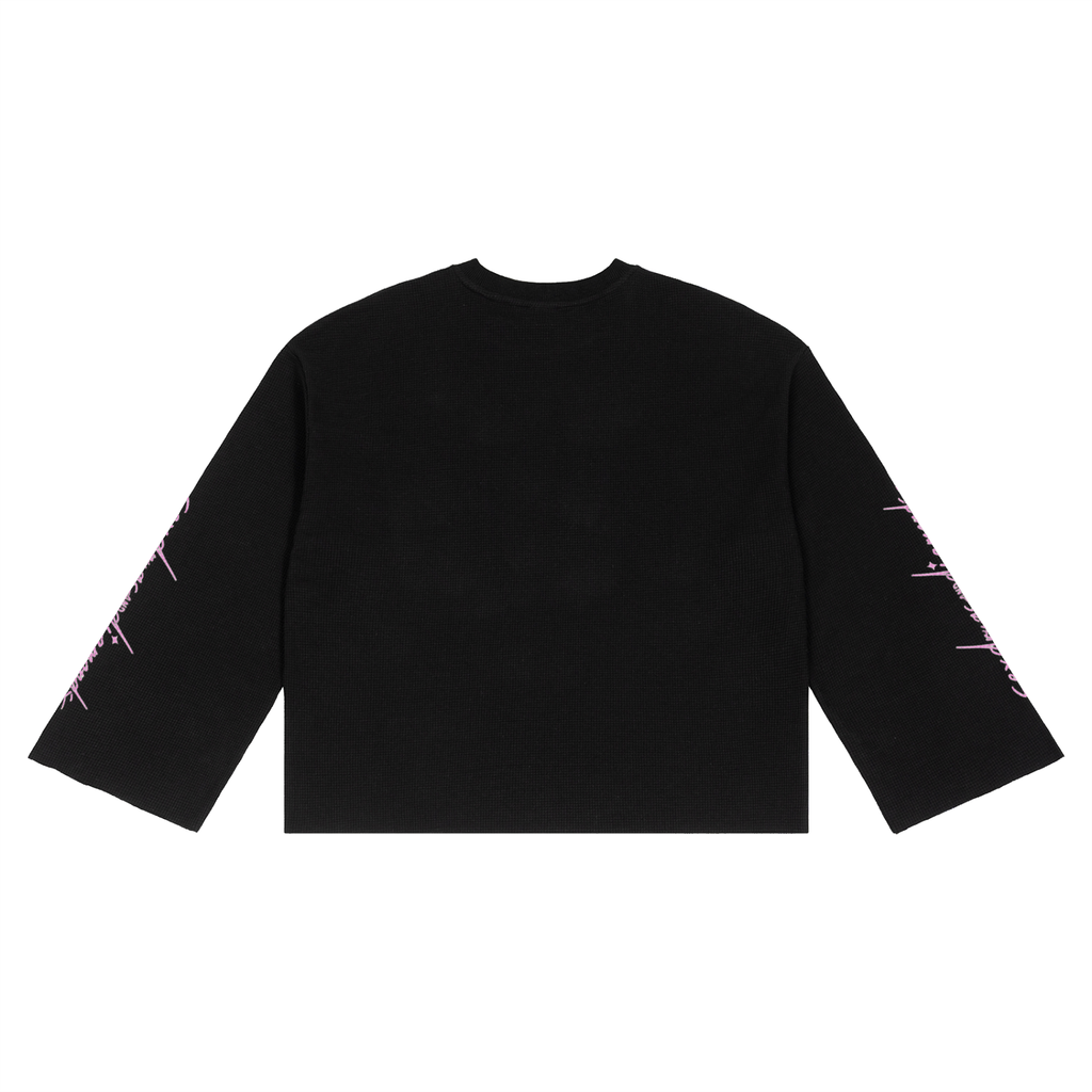 Pink Unisex Waffle T-Shirt