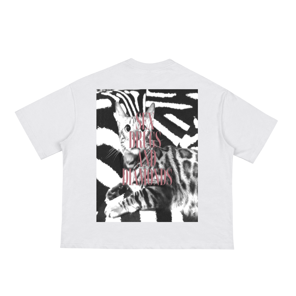 “SexDrugsAndDiamonds” Boxy Tee